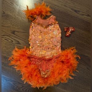 A Wish Come True Dancewear “let’s get loud” SZ Intermediate Small CH LIKE NEW